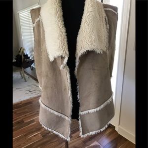 Fur vest by Olive & Oak